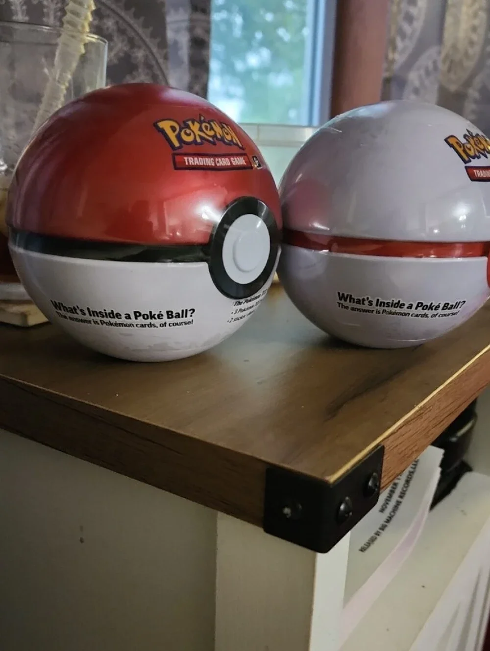 Pokemon Poké Ball TCG Storage Sphere - Red & White Pair